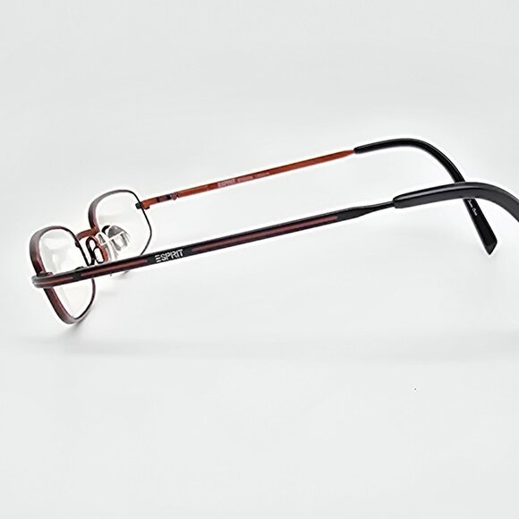 *SOLD* Esprit ET9305 col. 538 Matte Black on Orange Kids Eyeglasses Frame - Picture 3 of 14